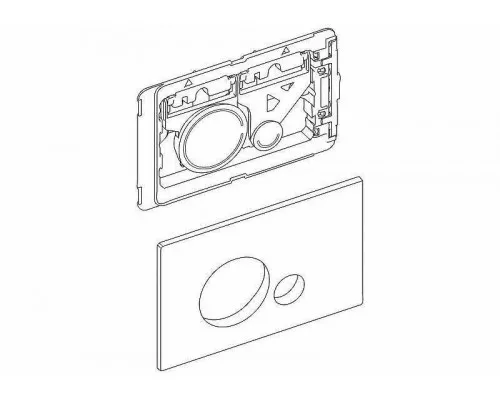 Приобрести Клавиша смыва BelBagno Sfera BB015-SR-CHROME Хром глянцевый в магазине сантехники Santeh-Crystal.ru