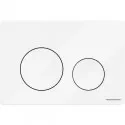 Клавиша смыва Ceramicanova Balance Circle CN12-001W Белая глянцевая