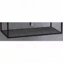 Полка для консоли под раковину Cezares Cadro 120 CADRO-120-MENS-NERO Черная матовая