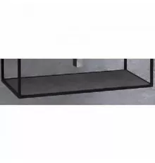 Полка для консоли под раковину Cezares Cadro 100 CADRO-100-MENS-NERO Черная матовая