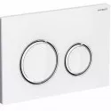 Клавиша смыва Geberit Sigma 21 115.884.SI.1 Белая Хром Клавиша смыва Geberit Sigma 21 115.884.SI.1 Белая Хром