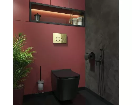 Купить Клавиша смыва Iddis Unisteel UNS01GGi77 Золото в магазине сантехники Santeh-Crystal.ru