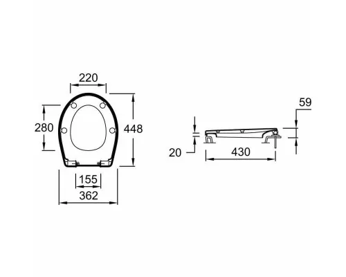 Приобрести Сиденье для унитаза Jacob Delafon Patio E70021-00 Белое с микролифтом в магазине сантехники Santeh-Crystal.ru
