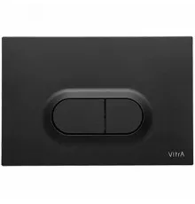 Клавиша смыва Vitra Loop O 740-0511 Черная матовая