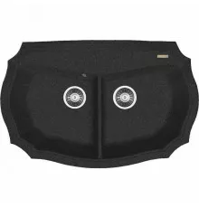 Кухонная мойка Florentina Эмилия-870 20.365.F0870.102 Черная