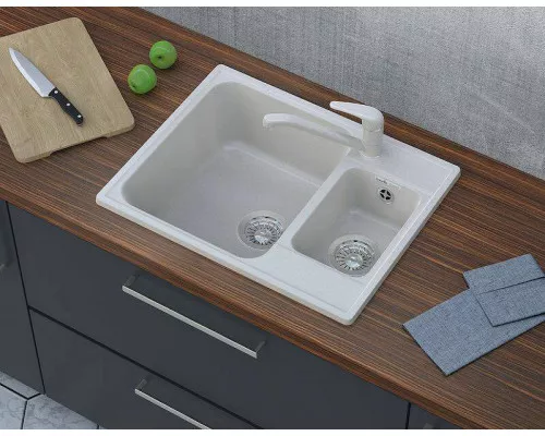 Заказать Кухонная мойка GranFest Quarz GF-Z09 Бежевая в магазине сантехники Santeh-Crystal.ru