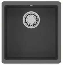 Кухонная мойка Lemark Sinara 400-U 9910065 Серый шелк