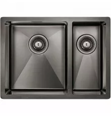 Кухонная мойка Paulmark Annex 59 PM545944-GML Вороненая сталь
