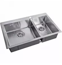 Кухонная мойка ZorG Steel Hammer 78 SH 78-2-51-L Нержавеющая сталь