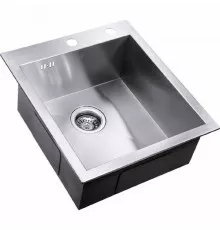 Кухонная мойка ZorG X X-4551 Матовый хром