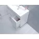 Заказать Тумба под раковину 1MarKa Cube 100Н У79527 Белый глянец в магазине сантехники Santeh-Crystal.ru