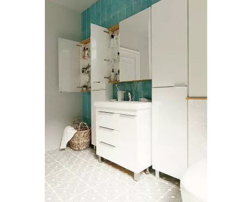 Купить Тумба под раковину 1MarKa Gaula 80Н У92516 White в магазине сантехники Santeh-Crystal.ru