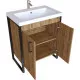 Купить Тумба под раковину 1MarKa Grunge Loft 70Н Ц0000008499 Дуб вотан в магазине сантехники Santeh-Crystal.ru