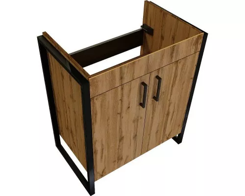 Купить Тумба под раковину 1MarKa Grunge Loft 70Н Ц0000008499 Дуб вотан в магазине сантехники Santeh-Crystal.ru