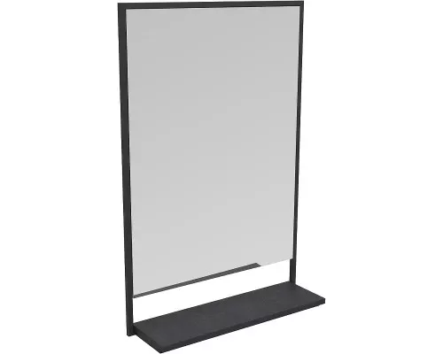 Приобрести Зеркало 1MarKa Grunge Loft 60П Ц0000007990 Черное в магазине сантехники Santeh-Crystal.ru