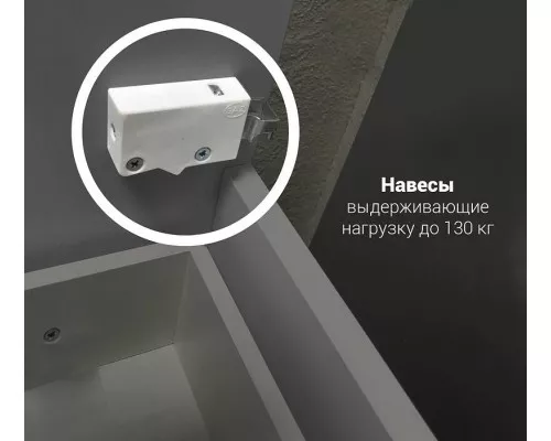 Купить Тумба под раковину 1MarKa Lina New 85Н У94493 Белый глянец в магазине сантехники Santeh-Crystal.ru