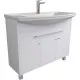 Купить Тумба под раковину 1MarKa Lina Classic New 105Н У94491 Белый глянец в магазине сантехники Santeh-Crystal.ru