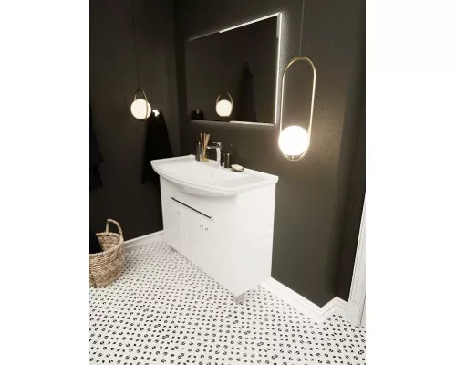 Купить Тумба под раковину 1MarKa Lina Classic New 105Н У94491 Белый глянец в магазине сантехники Santeh-Crystal.ru