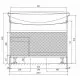 Купить Тумба под раковину 1MarKa Lina Classic New 105Н У94491 Белый глянец в магазине сантехники Santeh-Crystal.ru