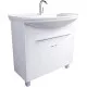 Приобрести Тумба под раковину 1MarKa Lina Classic New 85Н У94494 Белый глянец в магазине сантехники Santeh-Crystal.ru