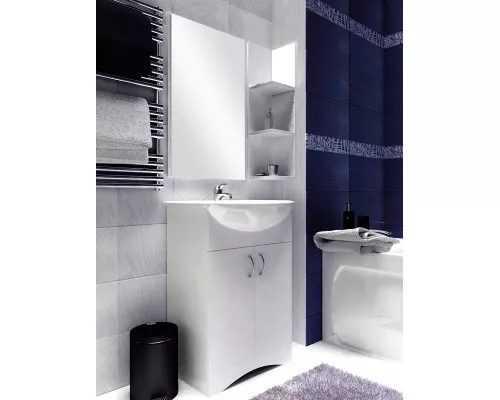Купить Тумба под раковину 1MarKa Уют 60Н Белая в магазине сантехники Santeh-Crystal.ru