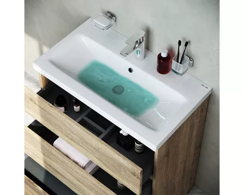 Купить Тумба под раковину AM.PM Gem S 75 M91FSX0752OF Светлый дуб в магазине сантехники Santeh-Crystal.ru