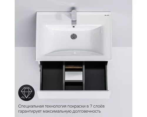 Заказать Тумба под раковину AM.PM X-Joy 65 M85AFHX0652WG подвесная Белый глянец в магазине сантехники Santeh-Crystal.ru
