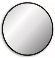 Зеркало Abber Mond 77 AG6204SCB-0.77 с подсветкой Черное с бесконтактным выключателем и диммером