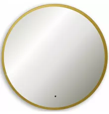 Зеркало Abber Mond 77 AG6204SCG-0.77 с подсветкой Золото с бесконтактным выключателем и диммером