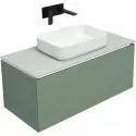 Тумба под раковину Allen Brau Infinity 100 1.21004.CGM подвесная Олива матовая Тумба под раковину Allen Brau Infinity 100 1.21004.CGM подвесная Олива матовая