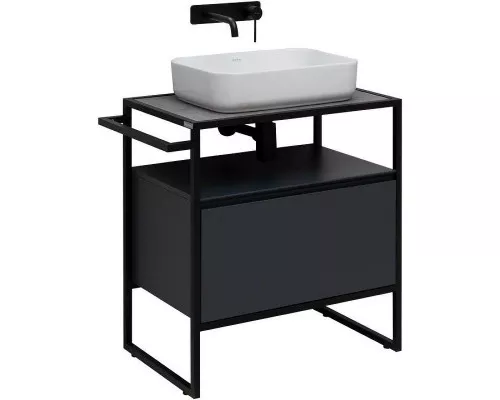 Приобрести Тумба под раковину Allen Brau Priority 70 1.31001.AM Антрацит матовый в магазине сантехники Santeh-Crystal.ru