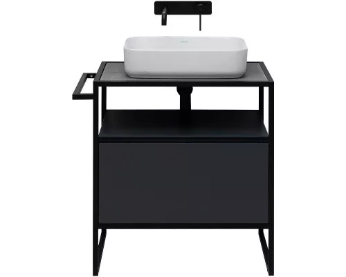 Приобрести Тумба под раковину Allen Brau Priority 70 1.31001.AM Антрацит матовый в магазине сантехники Santeh-Crystal.ru