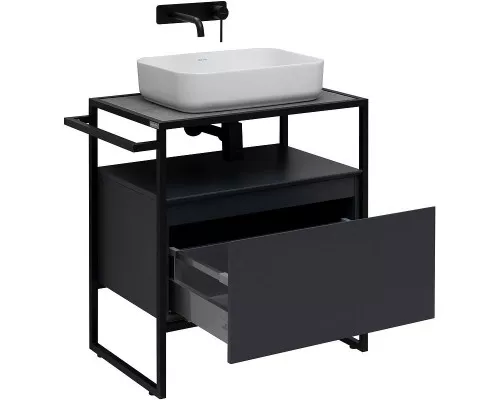 Приобрести Тумба под раковину Allen Brau Priority 70 1.31001.AM Антрацит матовый в магазине сантехники Santeh-Crystal.ru