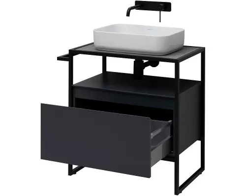 Приобрести Тумба под раковину Allen Brau Priority 70 1.31001.AM Антрацит матовый в магазине сантехники Santeh-Crystal.ru