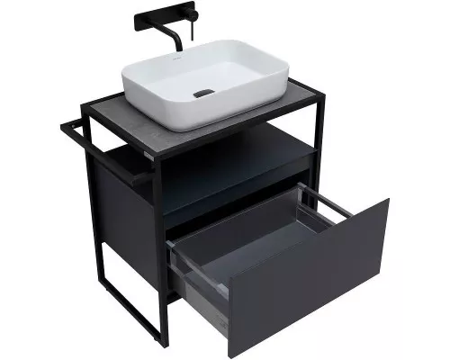 Приобрести Тумба под раковину Allen Brau Priority 70 1.31001.AM Антрацит матовый в магазине сантехники Santeh-Crystal.ru