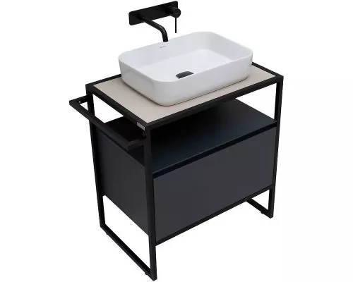 Приобрести Тумба под раковину Allen Brau Priority 70 1.31001.AM Антрацит матовый в магазине сантехники Santeh-Crystal.ru