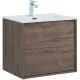 Купить Тумба под раковину Aquanet Lino 60 Flat 287541 подвесная Дуб Веллингтон в магазине сантехники Santeh-Crystal.ru