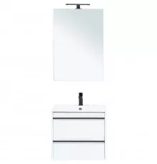 Комплект мебели для ванной Aquanet Lino 60 271951 подвесной Белый матовый