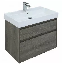 Тумба с раковиной Aquanet Nova Lite 75 245245 подвесная Дуб рошелье