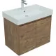 Купить Тумба под раковину Aquanet Nova Lite 75 298852 подвесная Дуб рустикальный в магазине сантехники Santeh-Crystal.ru