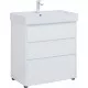 Приобрести Тумба под раковину Aquanet Nova Lite 75 302472 Белый глянец в магазине сантехники Santeh-Crystal.ru