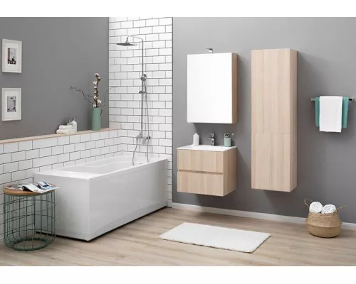Приобрести Зеркальный шкаф Aquanet Алвита 60 183994 R Белый 183994 в магазине сантехники Santeh-Crystal.ru