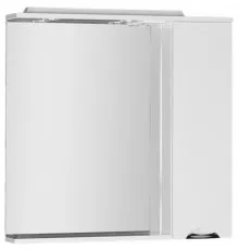 Зеркало со шкафом Aquanet Гретта 90 R 173993 с подсветкой Венге Белое