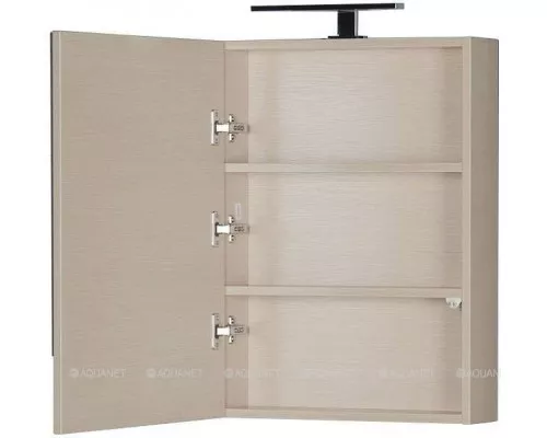 Заказать Зеркальный шкаф Aquanet Нота 58 158856 L Дуб светлый в магазине сантехники Santeh-Crystal.ru