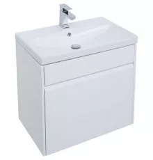 Тумба под раковину Aquanet Палермо 60 203934 подвесная Белый глянец