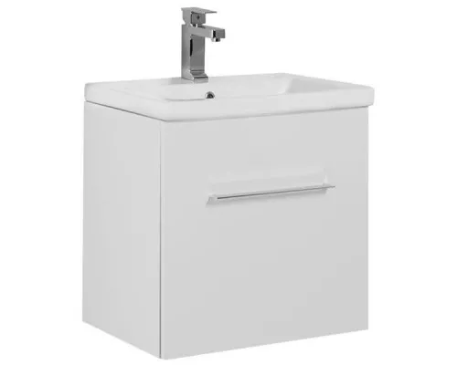 Заказать Тумба под раковину Aquanet Порто 60 195730 подвесная Белая в магазине сантехники Santeh-Crystal.ru