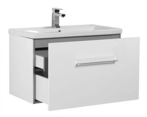 Заказать Тумба под раковину Aquanet Порто 60 195730 подвесная Белая в магазине сантехники Santeh-Crystal.ru
