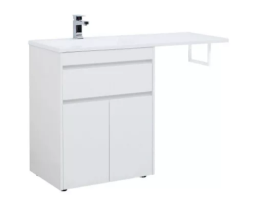 Заказать Тумба под раковину Aquanet Токио 130 237746 Белая в магазине сантехники Santeh-Crystal.ru