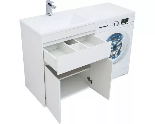Заказать Тумба под раковину Aquanet Токио 130 237746 Белая в магазине сантехники Santeh-Crystal.ru