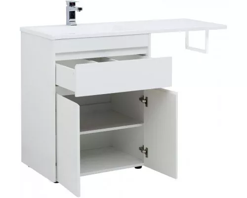 Заказать Тумба под раковину Aquanet Токио 130 237746 Белая в магазине сантехники Santeh-Crystal.ru